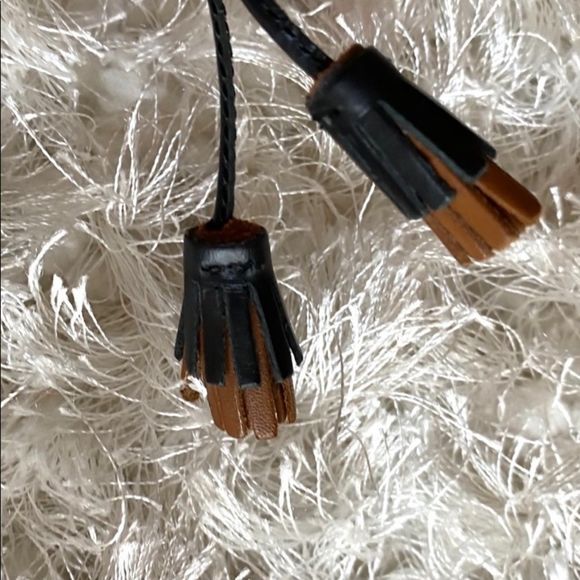 BODEN Florence calf hair tie up D’orsay flats - Picture 6 of 12